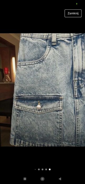 XXS Spódniczka dżinsowa jeansowa nowa bez metki xxs