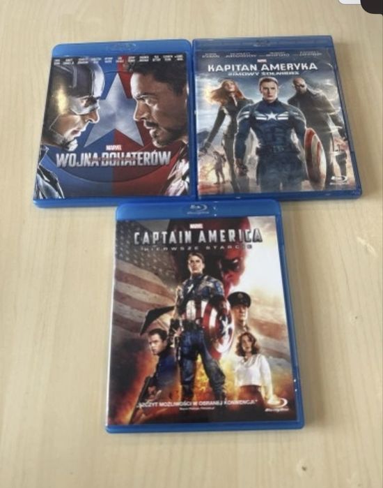Seria Kapitan Ameryka 3 filmy Blu Ray