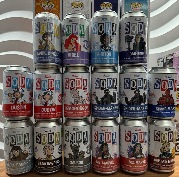 Funko Soda zestaw różnych figurek