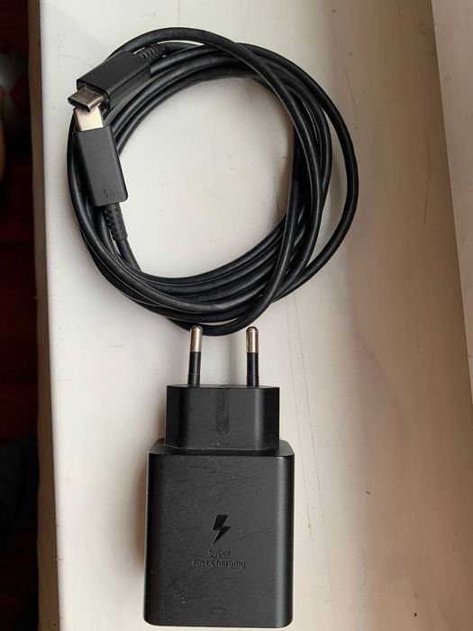 Ladowarka samsung super fast charge USB 45w+kabel 1.8m stan j. Na zdję