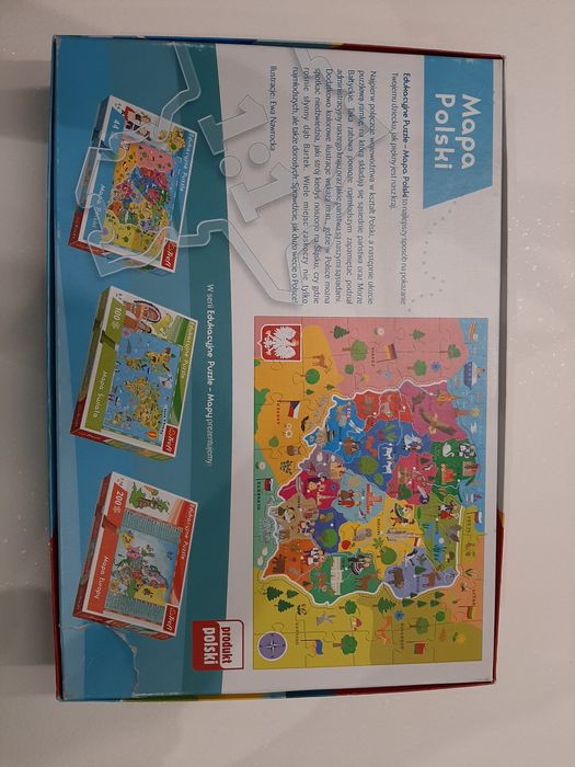 Trefl puzzle mapa Polski