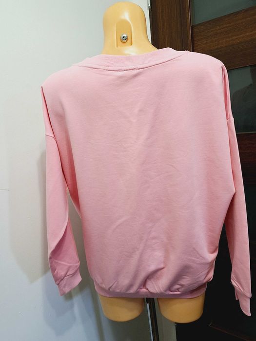 L-XL Bluzko Bluza pudrowa