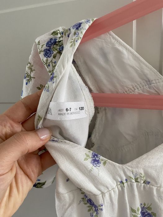 Letnia lniana sukieneczka ZARA 120