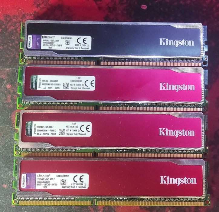 Пам'ять Kingstone HyperX Fury DDR3 8GB 4*2 (8GB)