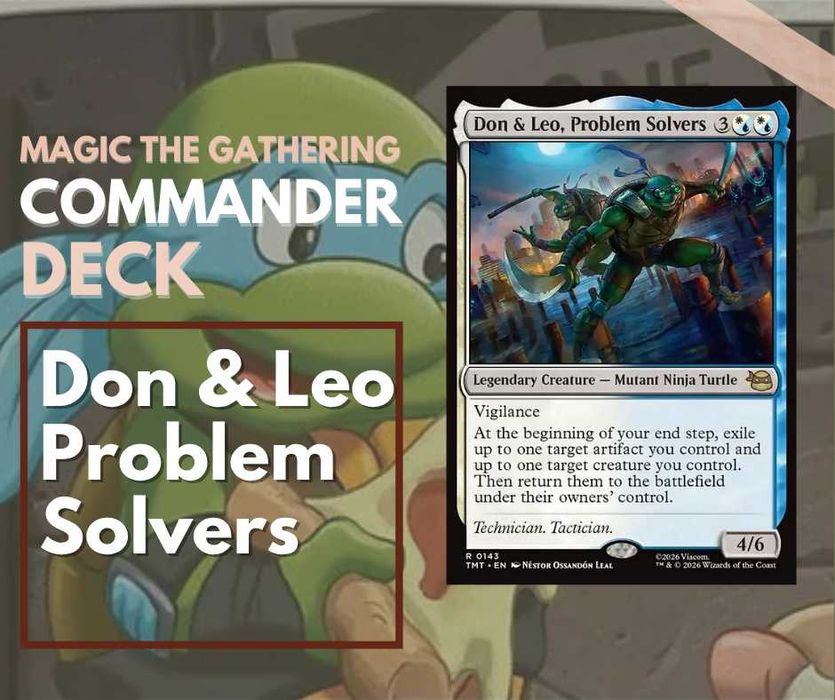 Magic the Gathering Commander | TMNT, turtles, Don, Leo, azorius