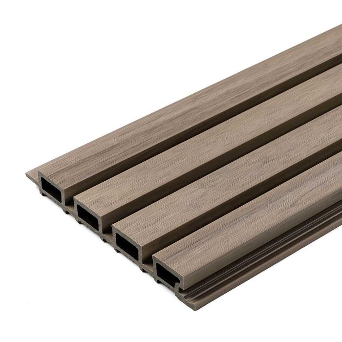Kompozyt Lamele Elewacyjne 3D LIDERWOOD | Deseń drewna (1 mb)