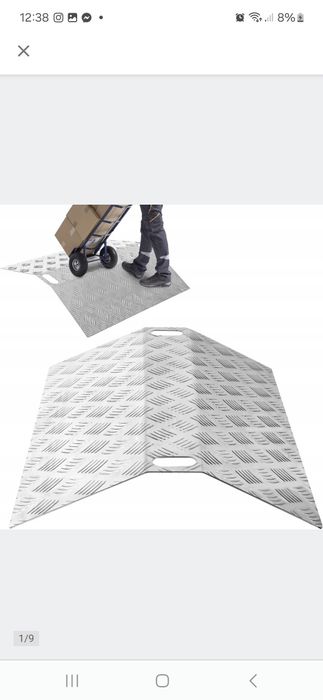 Aluminiową rampa podjazdowa