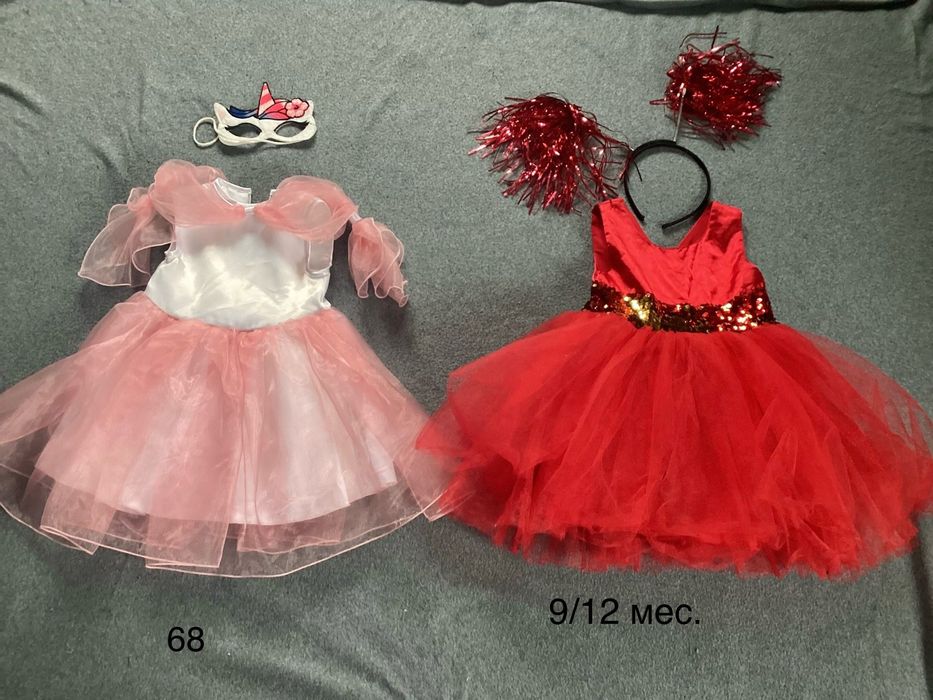 платье нарядное девочке  на Новый год