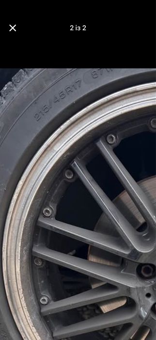 Jantes 5/100 215/45 R17