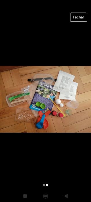 Jogo experiências criança