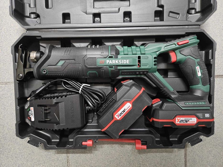 NOWA Piła Szablasta Parkside PSSA 20-Li B2 + 2 Akumulatory + Ładowarka