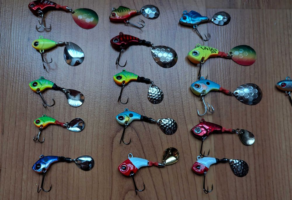 Набор Вертушек Тейл спиннер Цикад Mepps Flagman LJ GC FTK