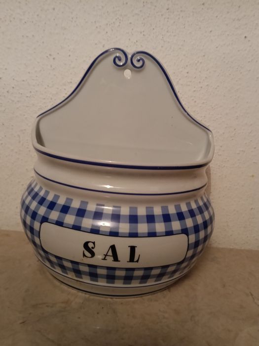 Saleiro quadrados azuis