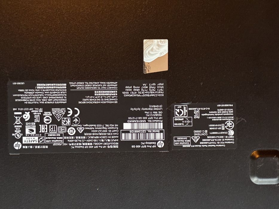 HP Pro 400 G9 SFF i7-12700/16GB-64GB/512/Win11P