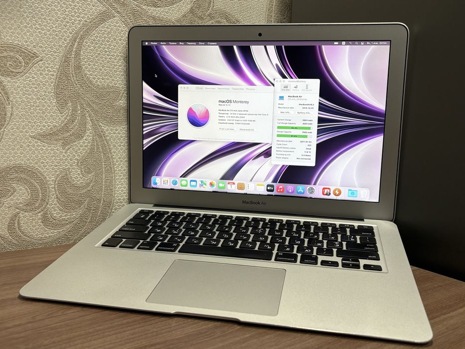 Apple MacBook Air 13 2014 87%+ i5/4gb/128gb a1466 ноутбук