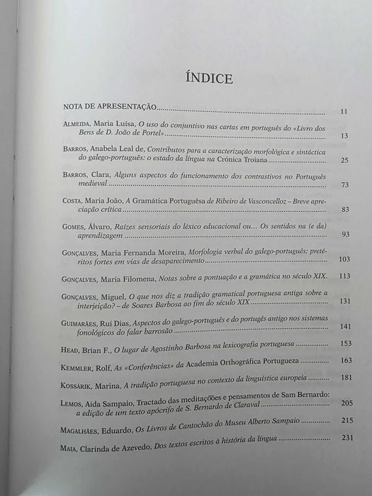 Livro "História da Língua e História da Gramática"