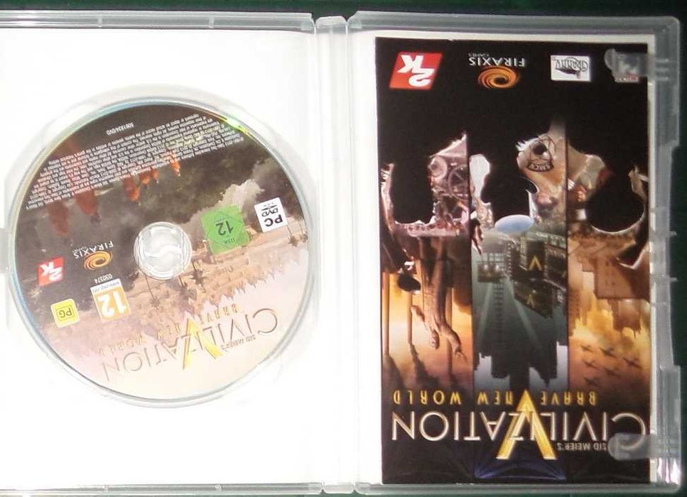 Sid Meier`s Civilization 5 V Brave new world,PC DVD,+mapa,+ins,+kod,PL