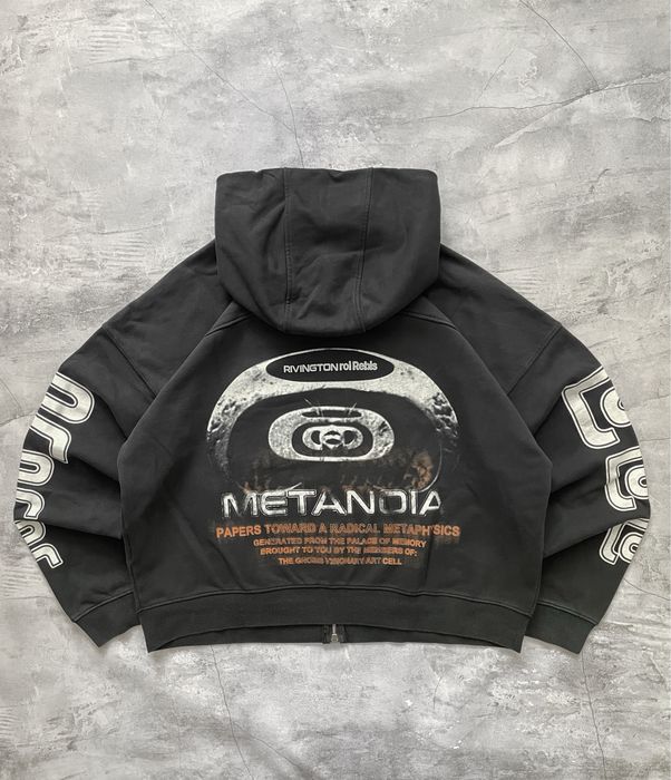 Нові зіп худі Rivington Roi Rebits / RRR-123 чорного кольору