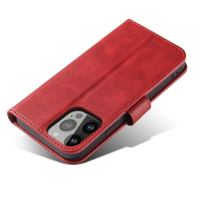 Magnet Case etui Samsung Galaxy S23 … portfel podstawka czerwone