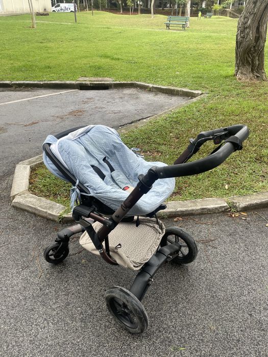 Excelente Carrinho + ovo + plataforma infantil