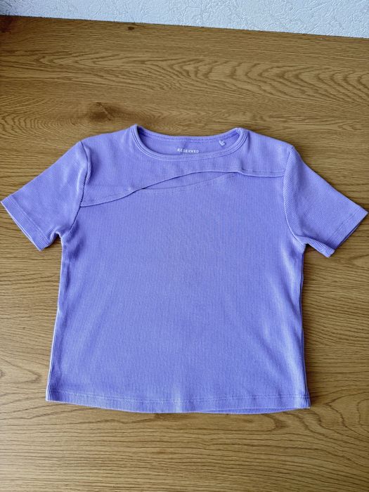 Футболка в рубчик Reserved! Розмір 140! Стан нової!