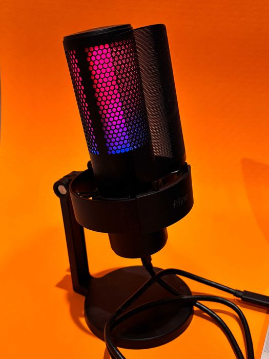 Мікрофон настільний кольоровий для відеоблогера FIFINE A8 PLUS