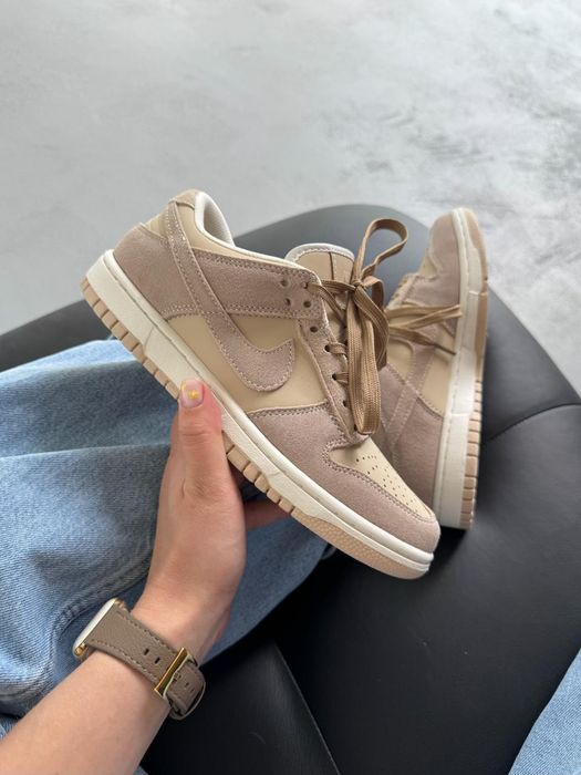 Кросівки Nike SB Dunk Low Beige/Tan premium | Кроссовки Найк жіночі