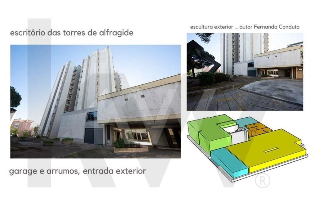 Escritório das Torres de Alfragide| 475m2 | 3 open space | 3 escritóri