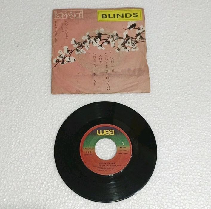 Modern Romance Cherry Pink And Apple Blossom White Disco VINIL Single