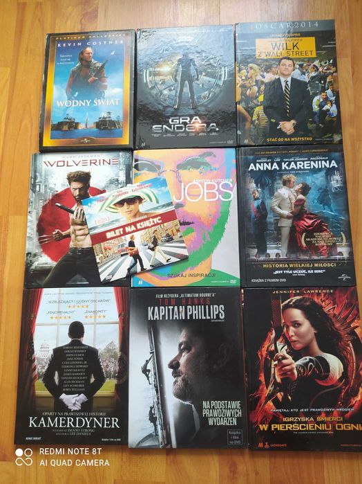 Filmy DVD 9 tytułów