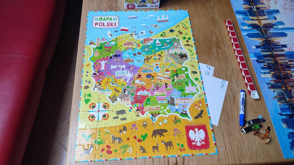 Puzzle mapa polski durze dziecięce #10