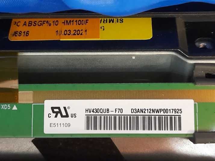 ‼️ LED TV Panasonic TX-43HXW584 (4K HDR, Dolby Vision) битая матрица