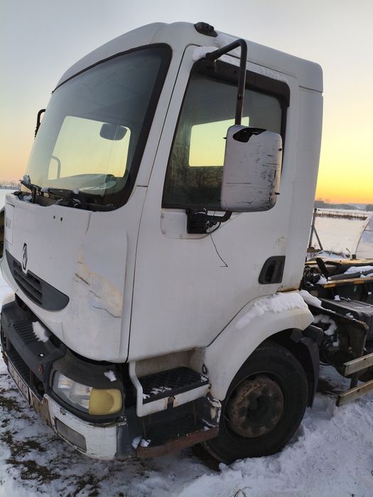 Renault Midlum hydraulika, rama pod  kiper wywrotka asenizacyjny