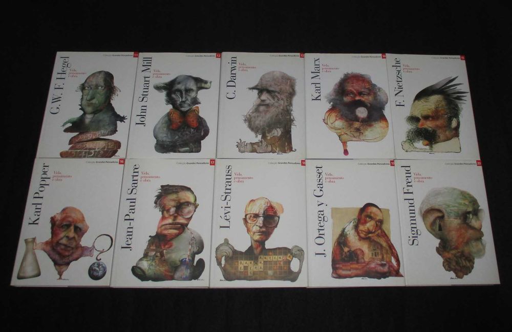 Livros Colecção Grandes Pensadores Vida Pensamento e Obra Completa