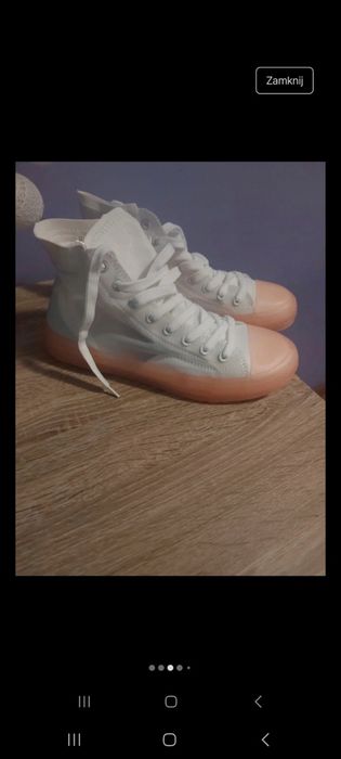Trampki damskie przezroczyste