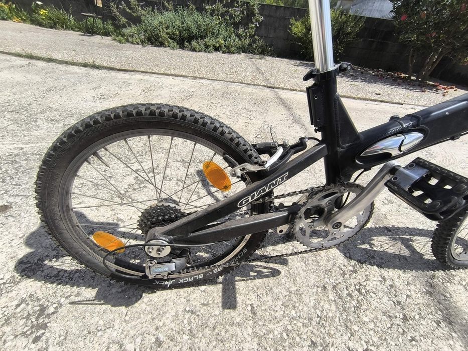 Vendo bicicleta dobrável de 7 mudanças