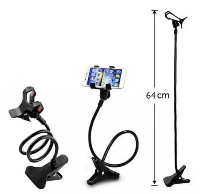 Держатель монопод для телефона на прищепке
