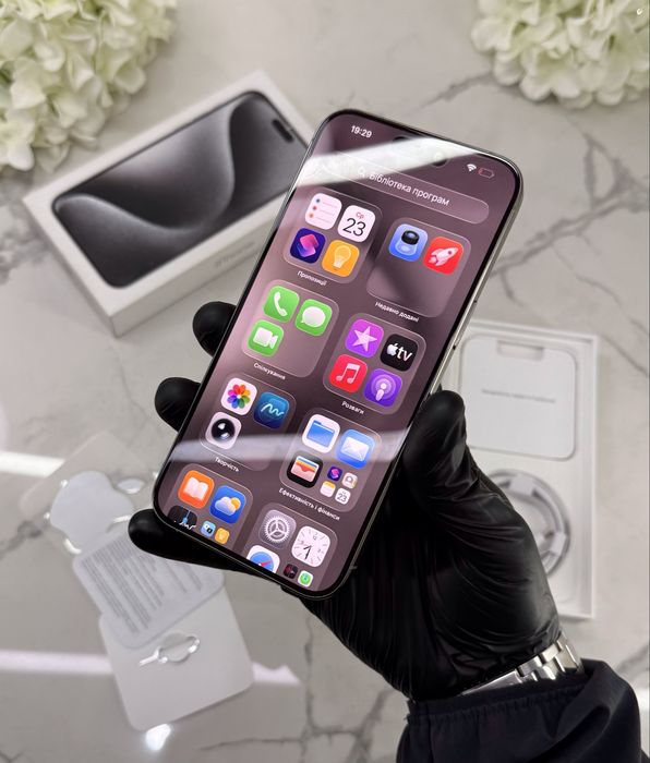 Стан Нового iPhone 15 Pro Max 256GB Neverlock 86%АКБ Natural Titanium (Магазин Гарантія)