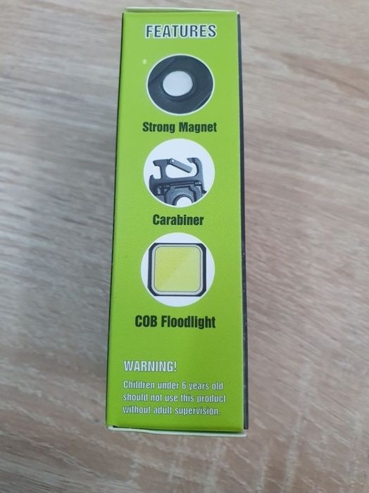 Акумуляторний міні ліхтарик LED 4 режими, карабін, магніт, брелок
