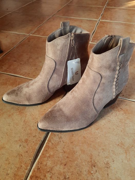 Botki zamszowe Jenny Ferry