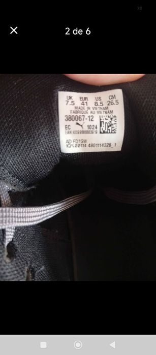 Sapatilhas usadas adidas