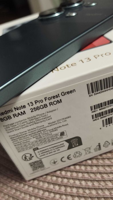 Xiaomi Redmi Note 13 Pro 8GB RAM / 256 GB ROM komplet Gwarancja