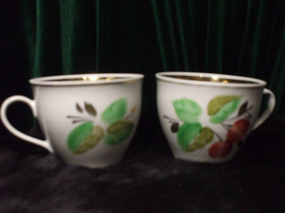 Набор Полонное. 6 чашек. Фарфор. Высококачественный фарфор.