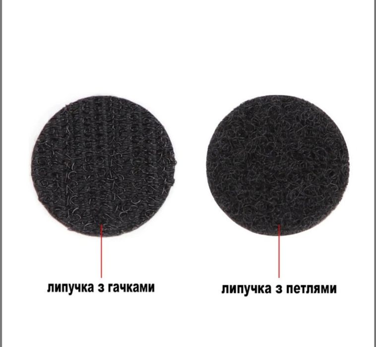 Круглые самоклеющиеся липучки.