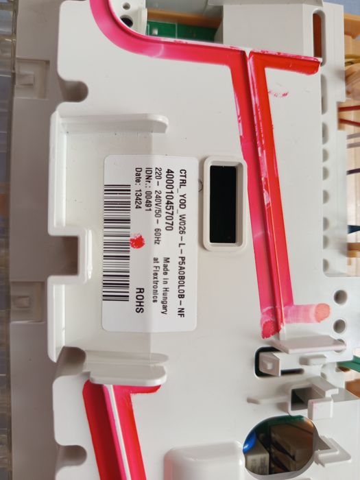 Плата посудомиючої машини whirlpool верхня корзина  тен