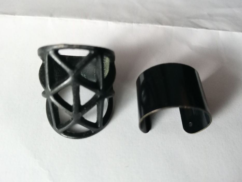 Anéis pretos vários tamanhos