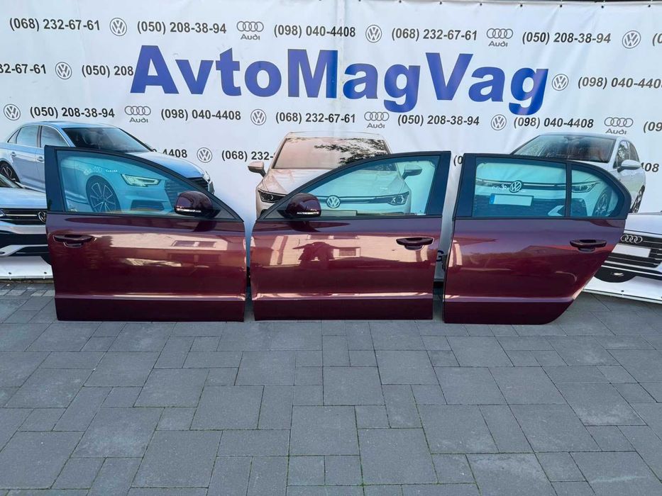 двері  Skoda Superb 2015 перід зад ліфтбек в зборі Друге покоління (B6, рестайлінг) оригінал