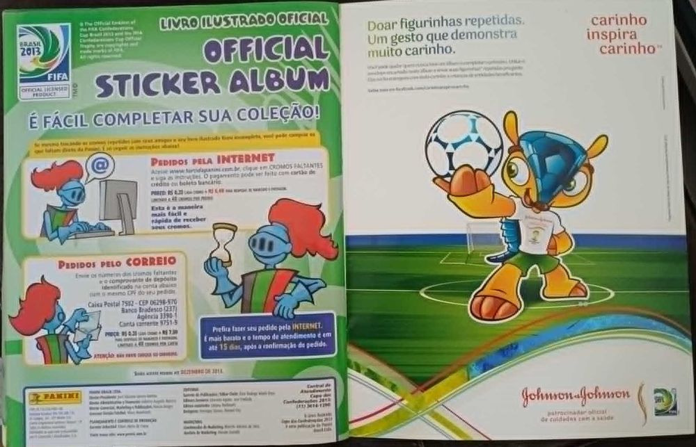Caderneta de Cromos – Taça das Confederações - BRASIL 2013