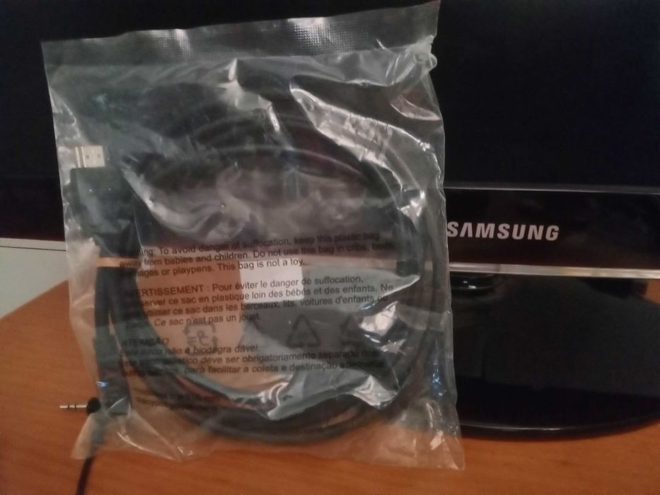 Monitor TV Samsung 23" | Full HD |PC Consolas TV | Cabo HDMI selado incluído