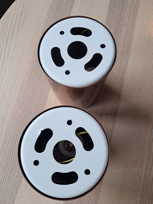 Dwie lampy sufitowe downlight tuba plafon